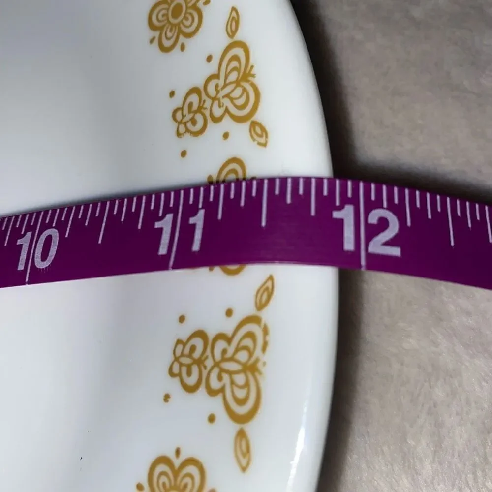 Vintage Corelle‎ Corning Butterfly Gold oval serving platter plate USA
